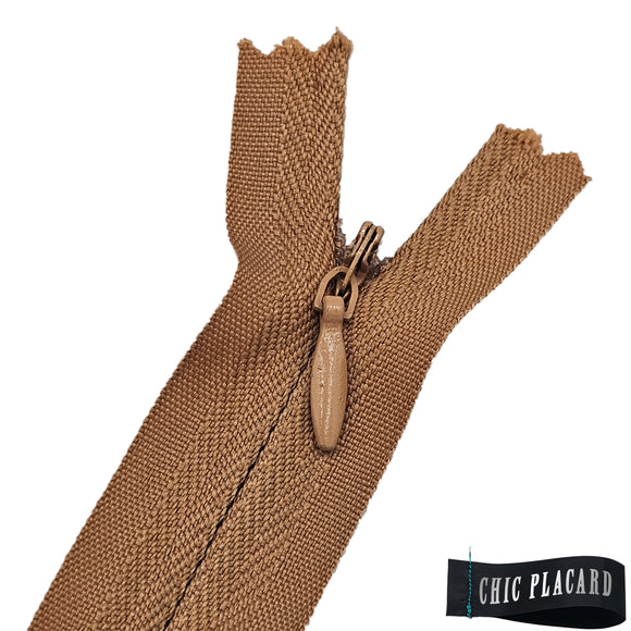 Zipper invisible 40cm/16'' Rouille