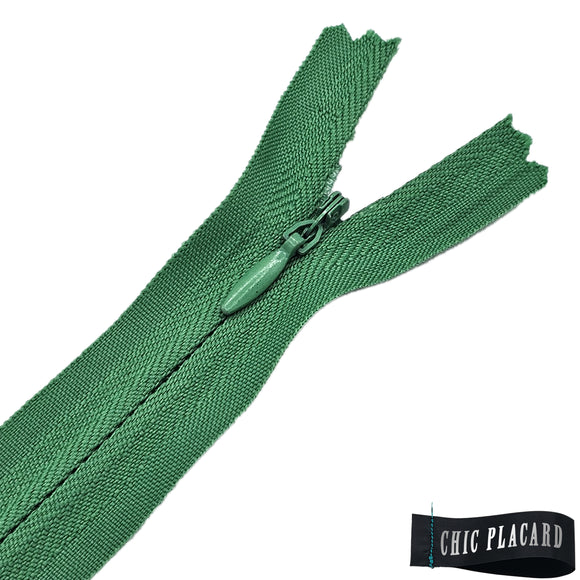 Zipper invisible 40cm/16'' Vert kelly