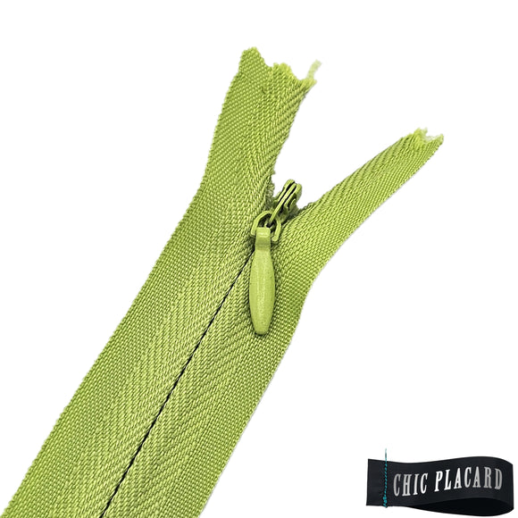 Zipper invisible 40cm/16'' Vert pomme
