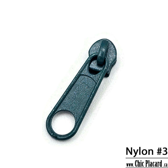 Vert sauge - Curseur pour zip nylon #3