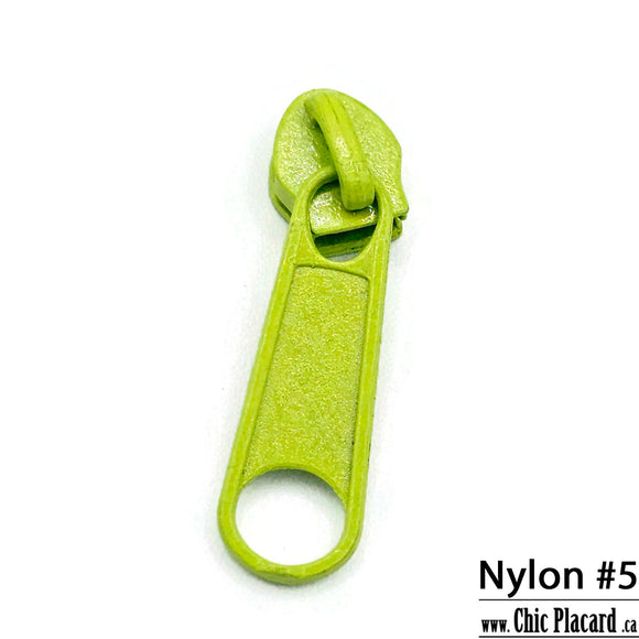 Vert pomme - Curseur Nylon #5 (à l'unité)