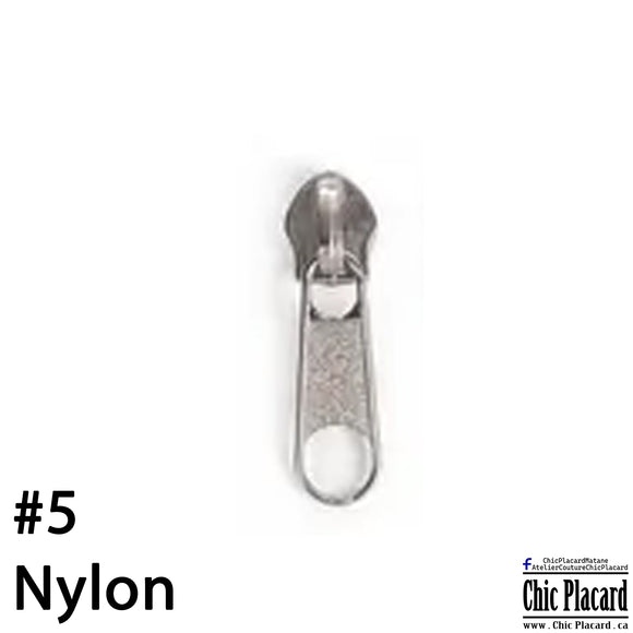 Curseur - Nylon #5 - Argent