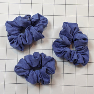 Purple scrunchie 2 wraps #127
