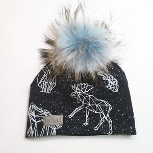 Tuque doublée sherpa - Constellations - 20po