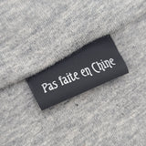 Not made in China-Taffeta black &amp; silver ink