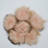 Real fur pompom ROSE BLUSH s10