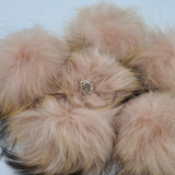 Real fur pompom ROSE BLUSH s10
