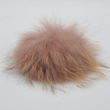 Antique PINK real fur pompom S1