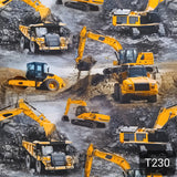 Toque Construction site on a gray stone background T230