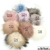 Real fur pompom ROSE BLUSH s10