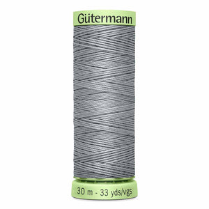GUTERMANN TEX100 Super Strong Yarn / Topstitched 30m - grey