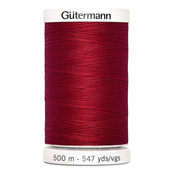 GUTERMANN TEX30 Fil de polyester tout-usage MCT 500m #420 Rouge chili