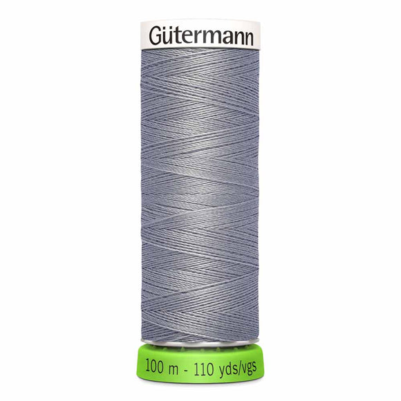 GUTERMANN TEX30 Fil de polyester tout-usage rPet (100% recyclé) 100m - Gris