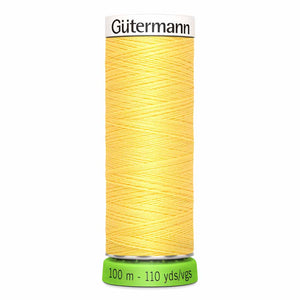 GUTERMANN TEX30 Fil de polyester tout-usage rPet (100% recyclé) 100m - #852 jaune