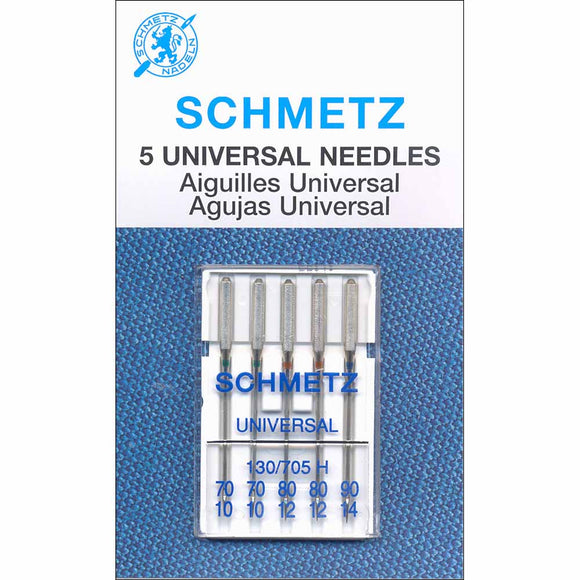 SCHMETZ universal needles #1711 on cardboard - Assorted 70-90 - 5 units