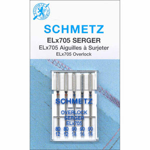 SCHMETZ #1840 Assorted Elx705 x5 Overlocker/Cover Needles