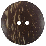 INSPIRE 2-hole button - 38mm (11⁄2″) - 2 units - coconut