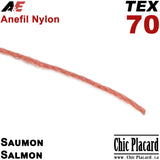 Anefil Nylon TEX70 - Saumon - 200 mètres