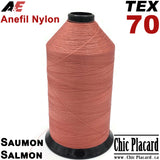 Anefil Nylon TEX70 - Saumon - 500 mètres