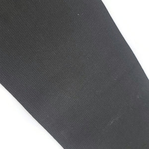 Black woven flat elastic - 51 mm (per half meter)