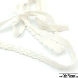 Dajinet elastic lace-off white (at 1/2 meter)