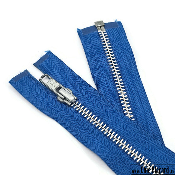 Zipper séparable - Métal #5 - 64cm-25pouces - Bleu royal