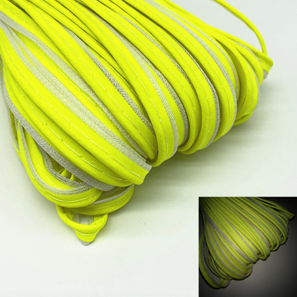 Fluo yellow reflective bristle