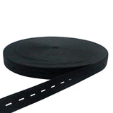 Button elastic-Black 25mm-per half meter