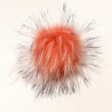 Synthetic pompom (imitation raccoon) PINK CORAL R5
