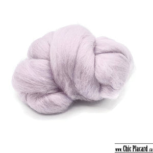 Felting wool (50 grams) in loops