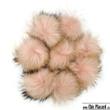 Real fur pompom ROSE BLUSH s10