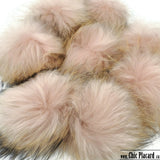 Real fur pompom ROSE BLUSH s10