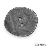 Resin 2-hole button - 31x34mm