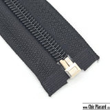Separable Zipper-#5 - 40cm/16 ''-Black