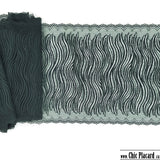 Dark GREEN elastic lace