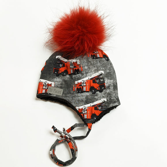 Lined firefighter hat (in stock)