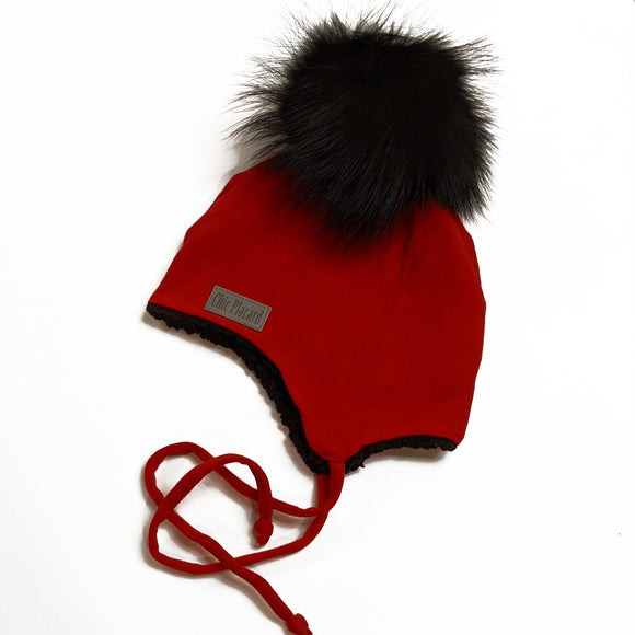 Red color united Tuque