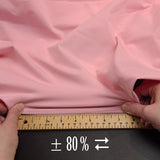 Rose ballerine - Tricot de coton 230 gsm (au demi-mètre)
