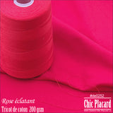 Bright pink - 200 gsm cotton knit (per half meter)