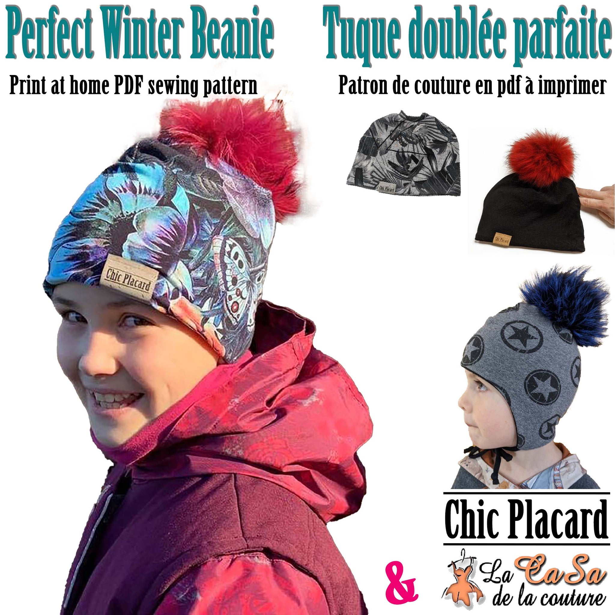 Patron original de la tuque DOUBLÉE CHAUDE (mise à jour le 2021-01-01 ...