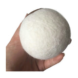 Ecru felted wool dryer ball