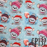 CP132 Mouse blue toque, micropolar lined, size 19 in (in stock)