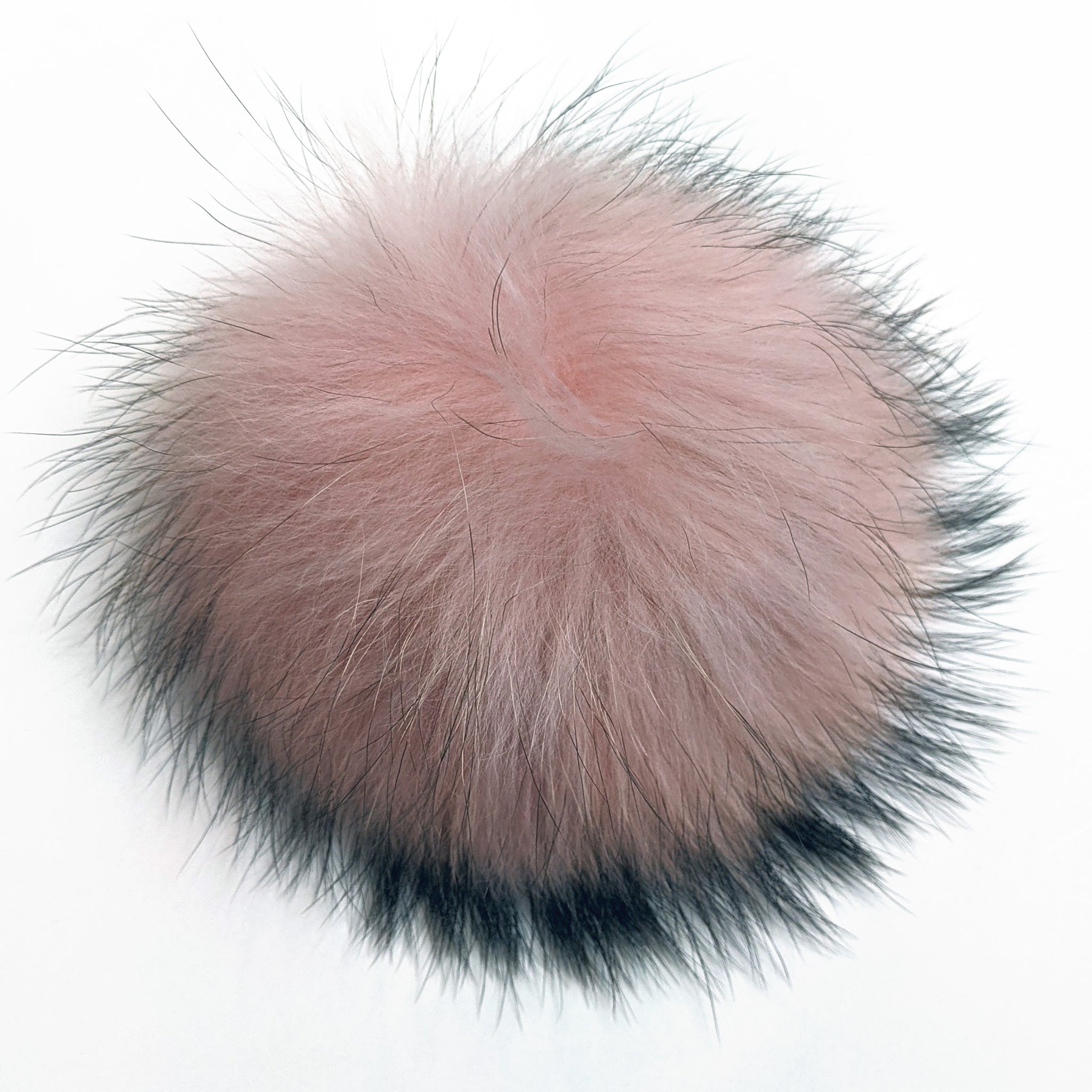 Pompon vraie fourrure ROSE BALLERINE D19