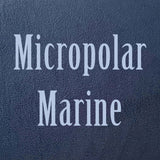 Micropolar navy blue (half meter, continuous)