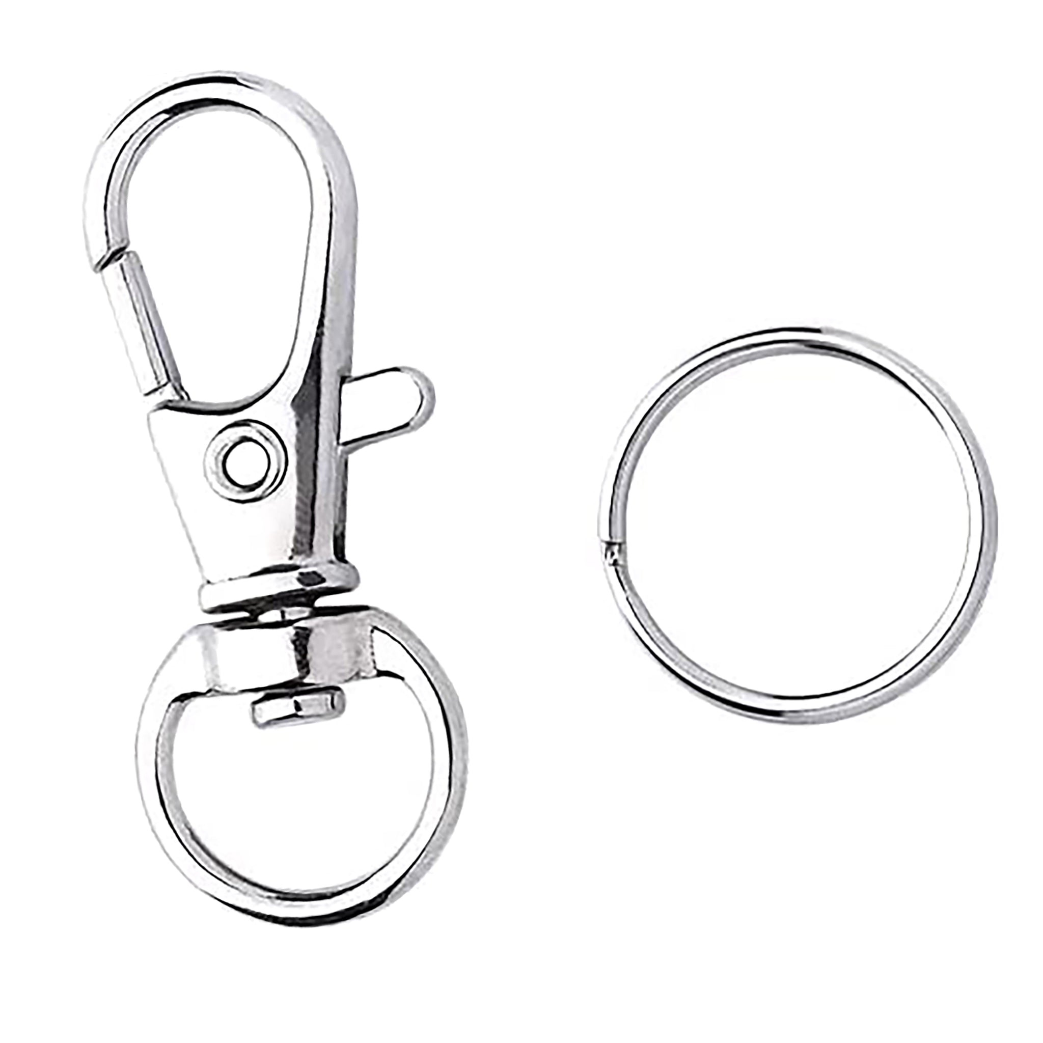 Lot De 30 Mousquetons En S Double Ressort - Tailles 32mm, 40mm, 50mm - Alliage Zinc - Pour Outdoor