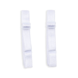 Bretelles ajustable pour soutien-gorge blanc (1 paire)