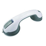 Suction cup handle for plastic rulers