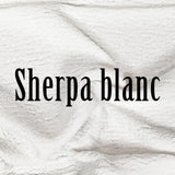 Sherpa blanc (au demi-mètre, en continu)