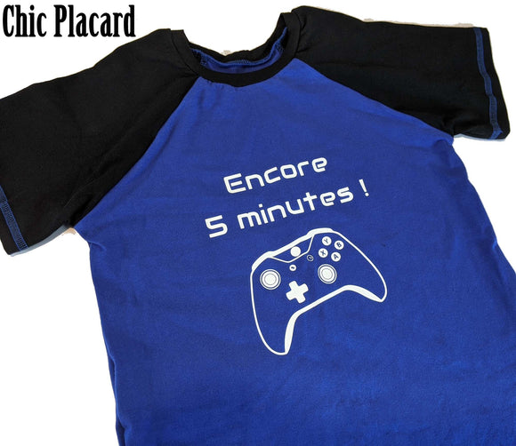 T-shirt Encore 5 minutes !  Enfant 12t